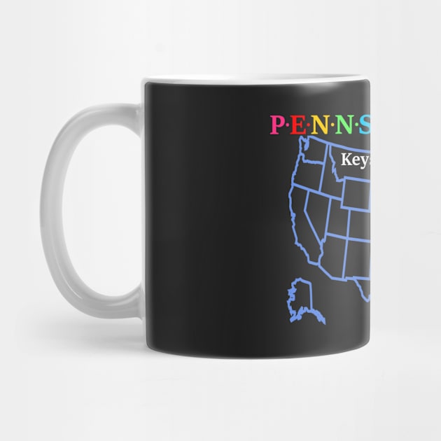 Pennsylvania, USA. Keystone State. (With Map) by Koolstudio